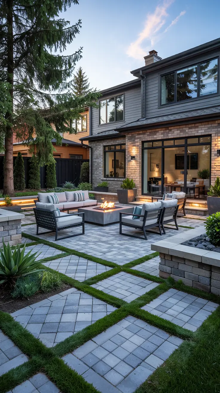 Paver Patio Patterns 2026: Stylish Layout Ideas with Brick, Stone & Herringbone Designs