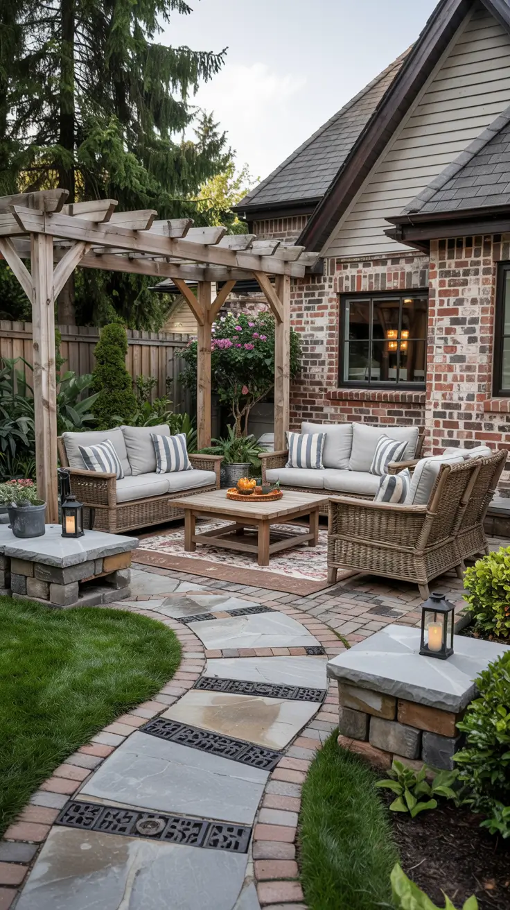 Paver Patio Patterns 2026: Stylish Layout Ideas with Brick, Stone & Herringbone Designs