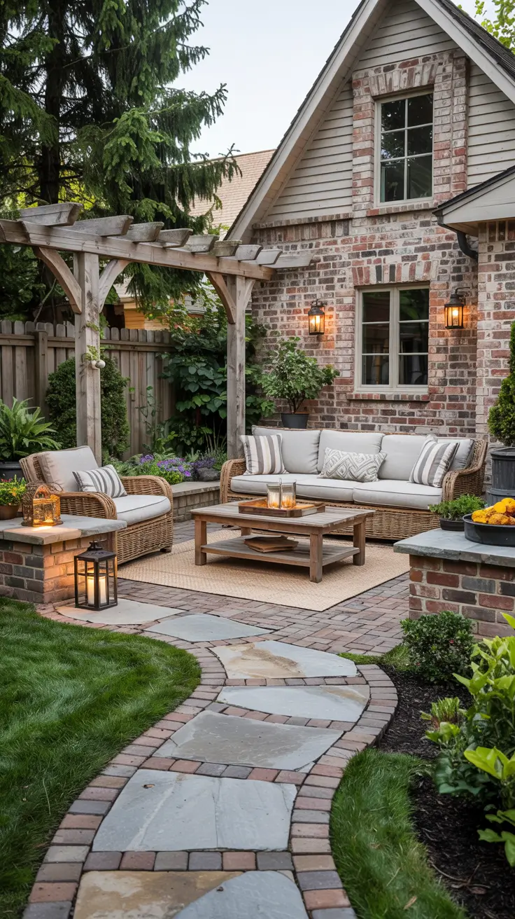 Paver Patio Patterns 2026: Stylish Layout Ideas with Brick, Stone & Herringbone Designs