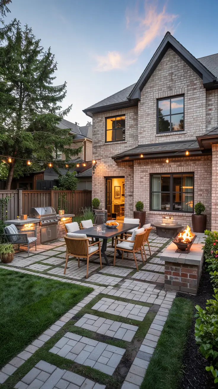 Paver Patio Patterns 2026: Stylish Layout Ideas with Brick, Stone & Herringbone Designs