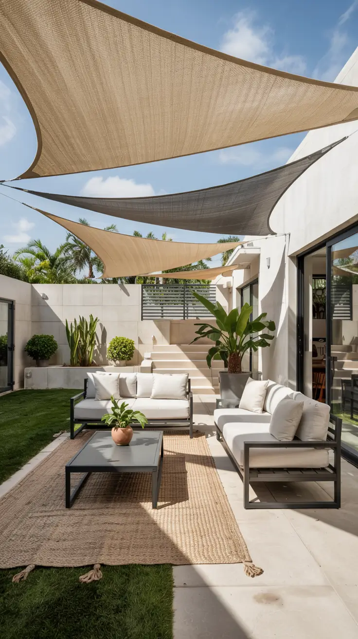 Shade Sail Backyard Ideas 2026: Stylish Sun Sail Designs for Modern Outdoor Spaces