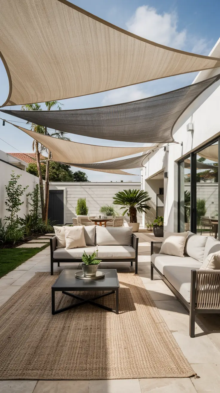 Shade Sail Backyard Ideas 2026: Stylish Sun Sail Designs for Modern Outdoor Spaces