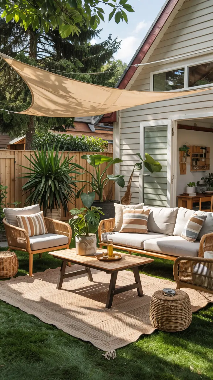 Shade Sail Backyard Ideas 2026: Stylish Sun Sail Designs for Modern Outdoor Spaces