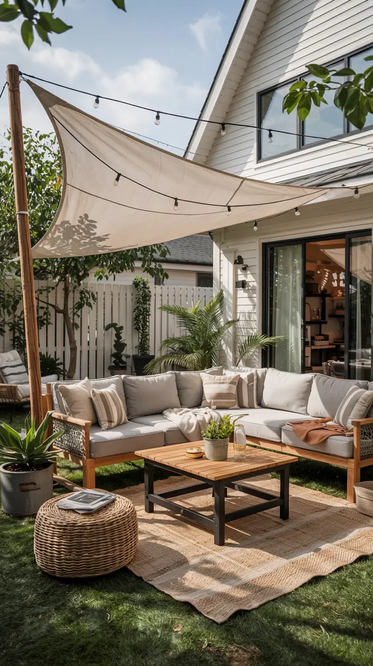 Shade Sail Backyard Ideas 2026: Stylish Sun Sail Designs for Modern Outdoor Spaces