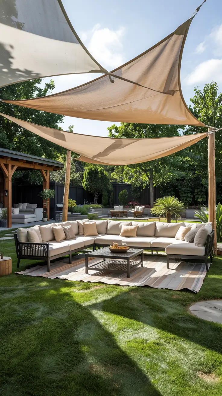 Shade Sail Backyard Ideas 2026: Stylish Sun Sail Designs for Modern Outdoor Spaces