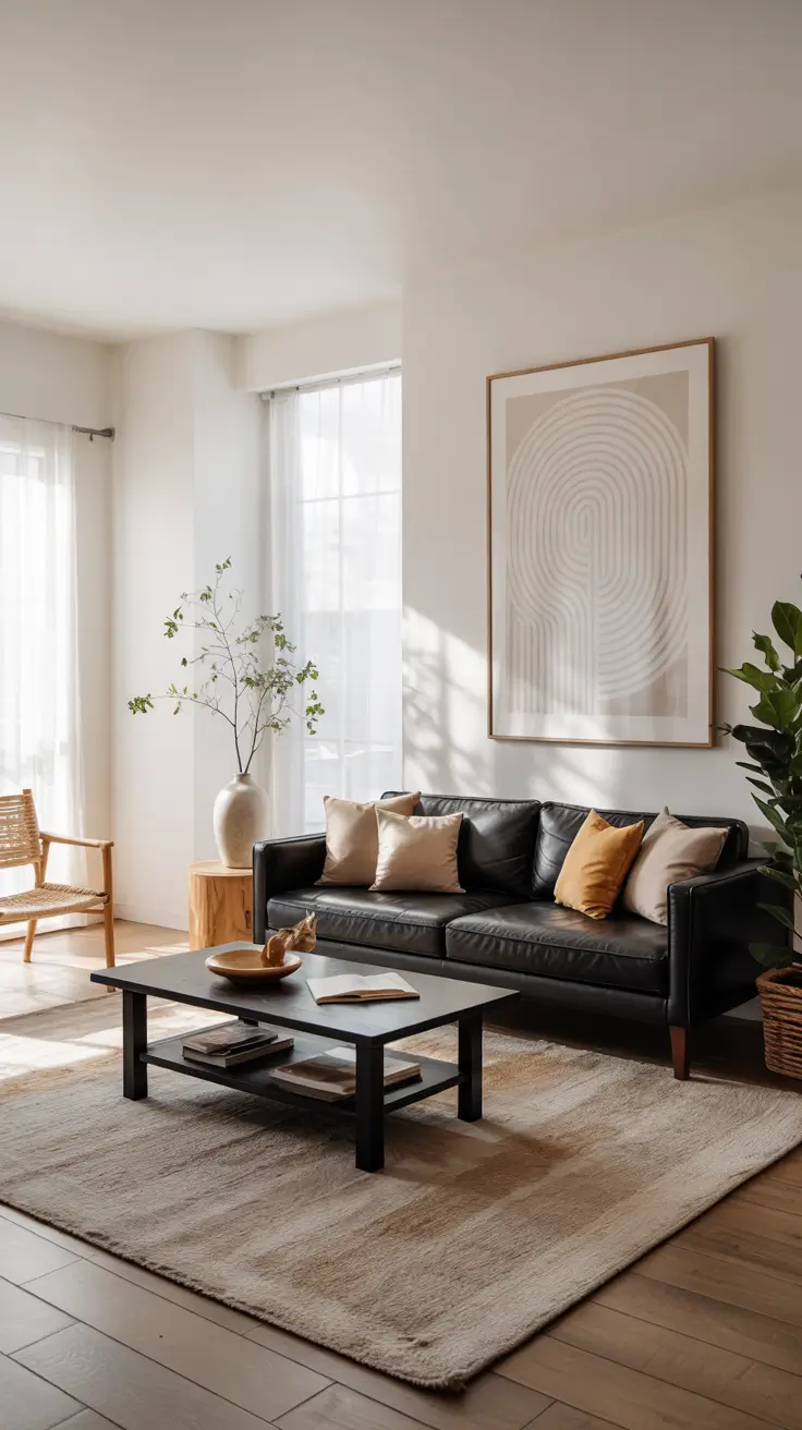 Sofa Minimalist Modern Ideas 2026: Stylish Living Room Designs with Black, White & Grey Sofas