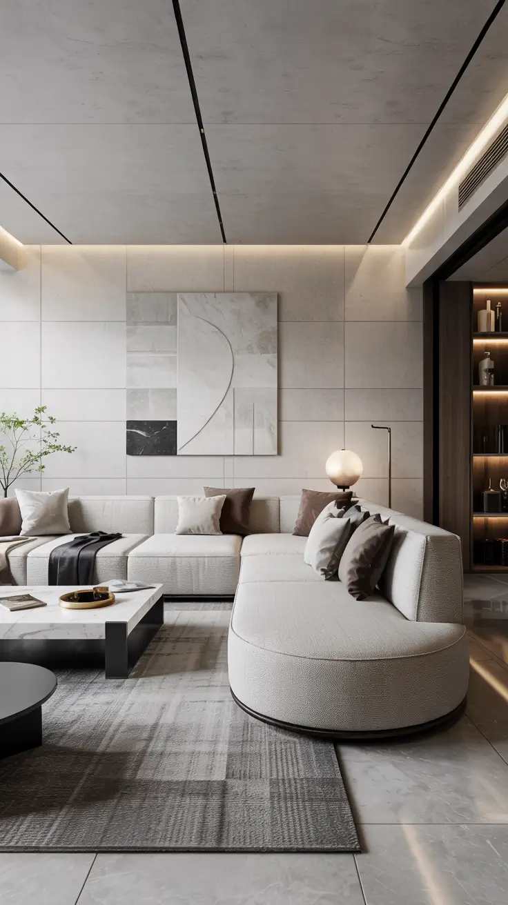 Sofa Minimalist Modern Ideas 2026: Stylish Living Room Designs with Black, White & Grey Sofas