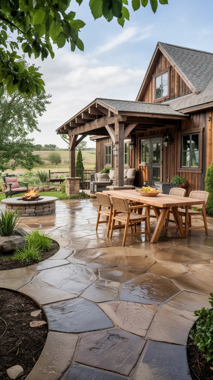 Stamped Concrete Patio Ideas 2026: Modern Layouts, Colors & Backyard Designs