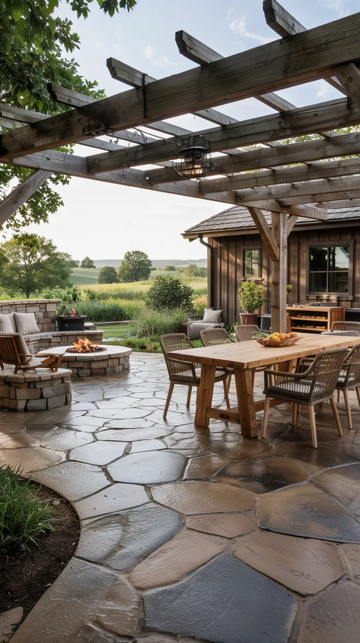 Stamped Concrete Patio Ideas 2026: Modern Layouts, Colors & Backyard Designs