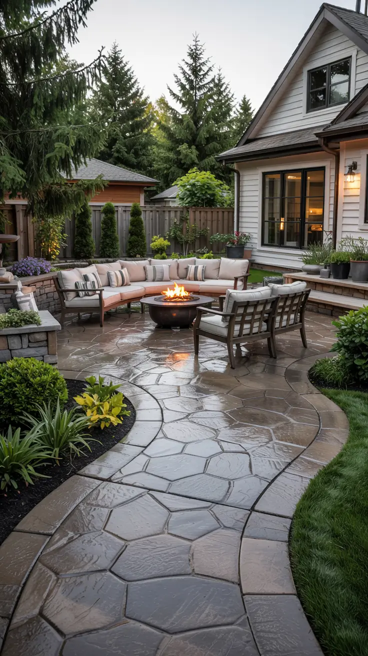 Stamped Concrete Patio Ideas 2026: Modern Layouts, Colors & Backyard Designs