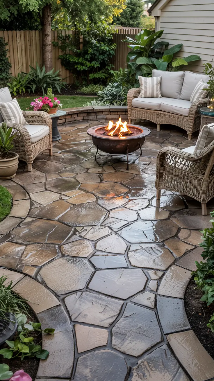 Stamped Concrete Patio Ideas 2026: Modern Layouts, Colors & Backyard Designs