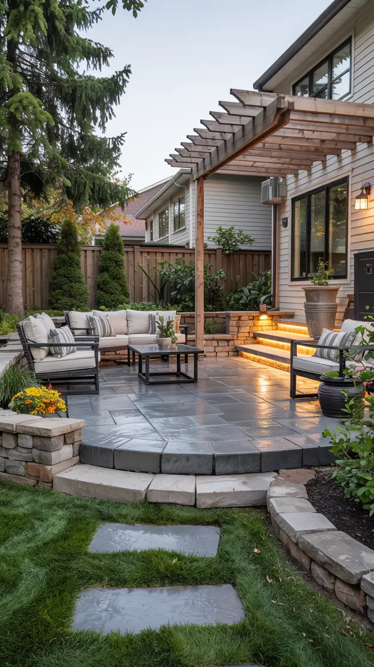 Stamped Concrete Patio Ideas 2026: Modern Layouts, Colors & Backyard Designs