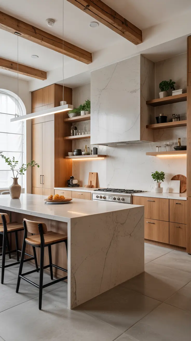 Stone Wall Kitchen Ideas 2026: Rustic, Farmhouse & Modern Textured Designs