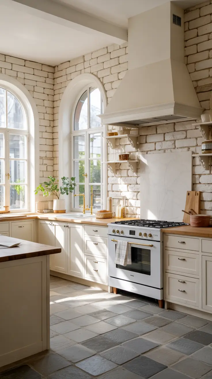 Stone Wall Kitchen Ideas 2026: Rustic, Farmhouse & Modern Textured Designs