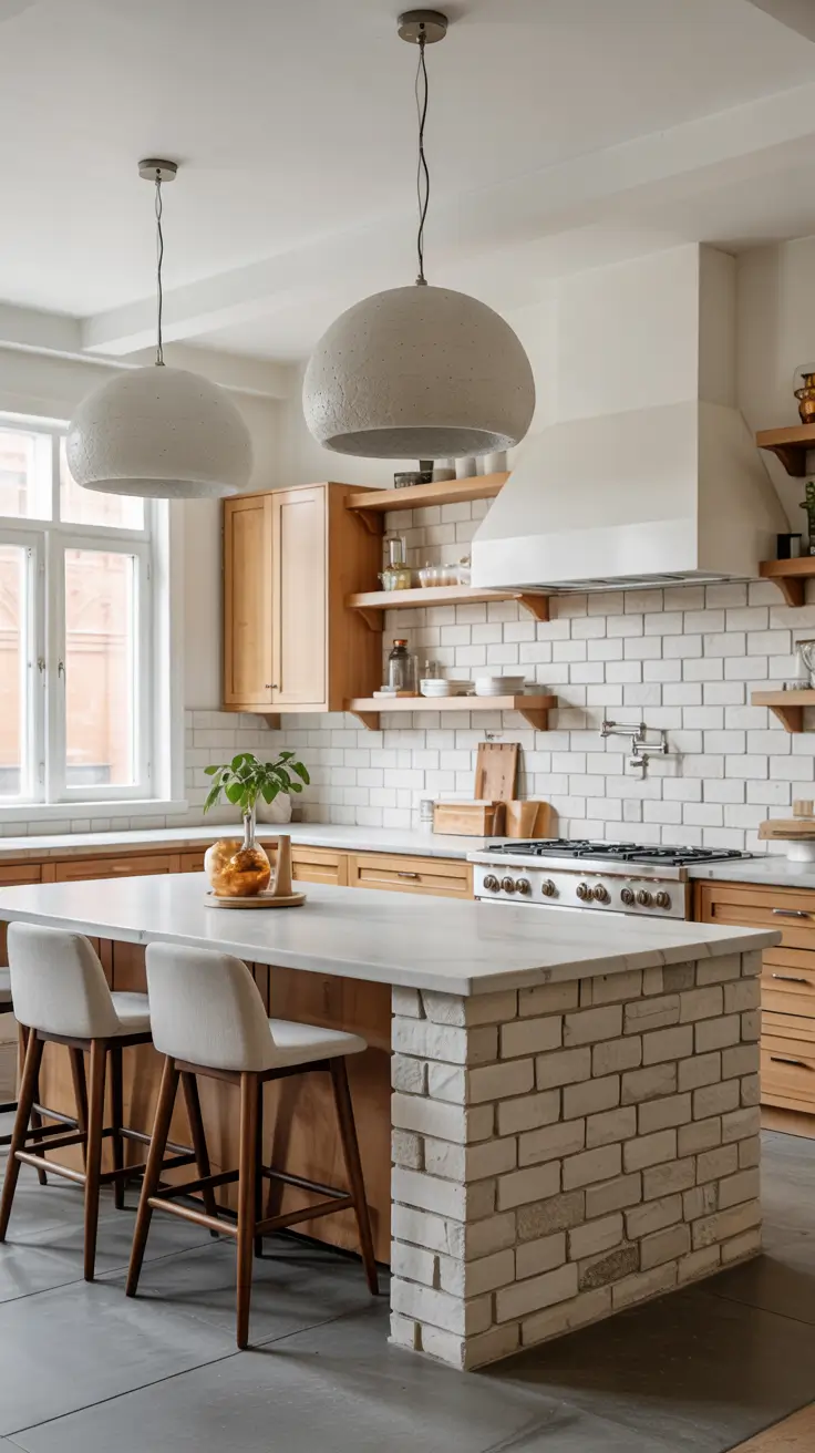 Stone Wall Kitchen Ideas 2026: Rustic, Farmhouse & Modern Textured Designs