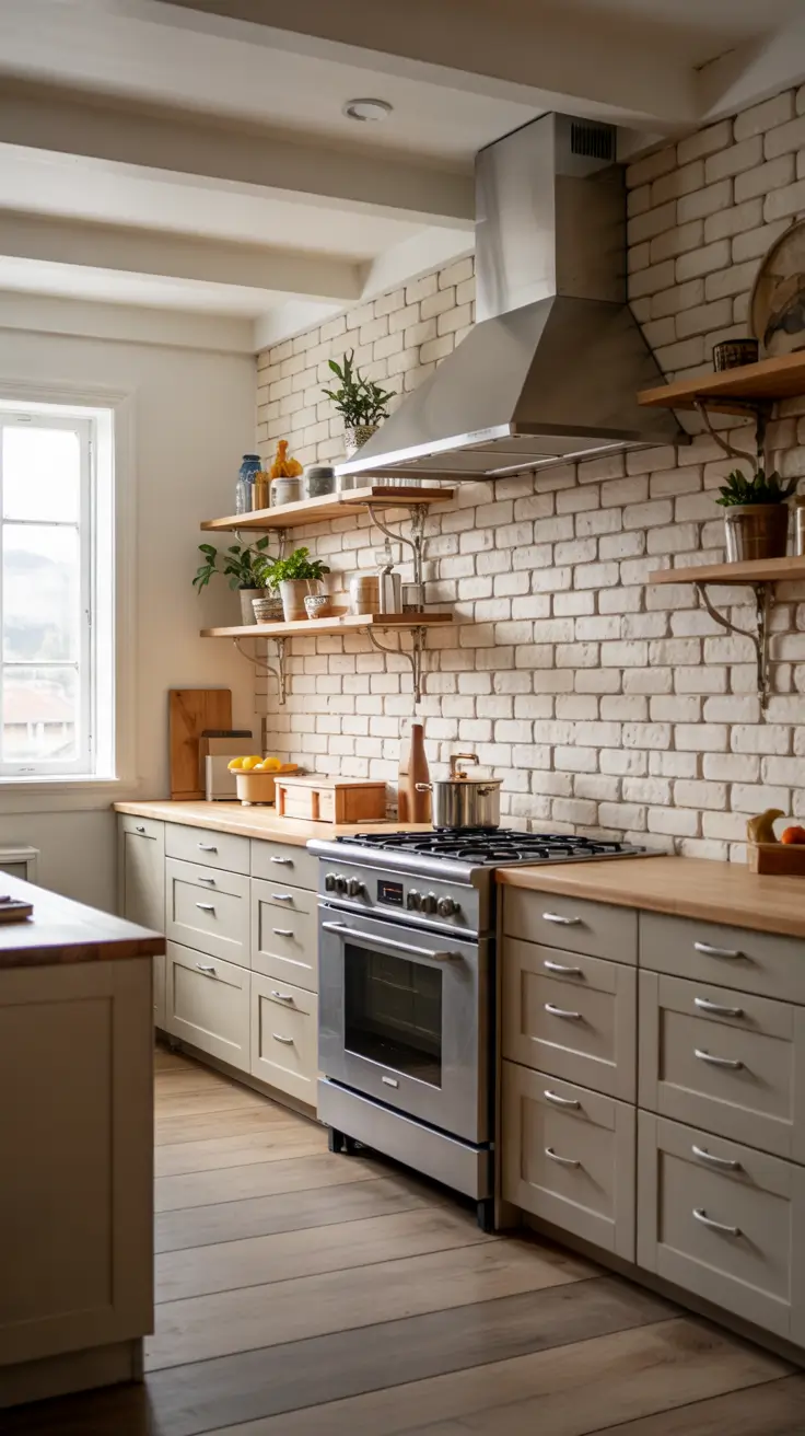 Stone Wall Kitchen Ideas 2026: Rustic, Farmhouse & Modern Textured Designs