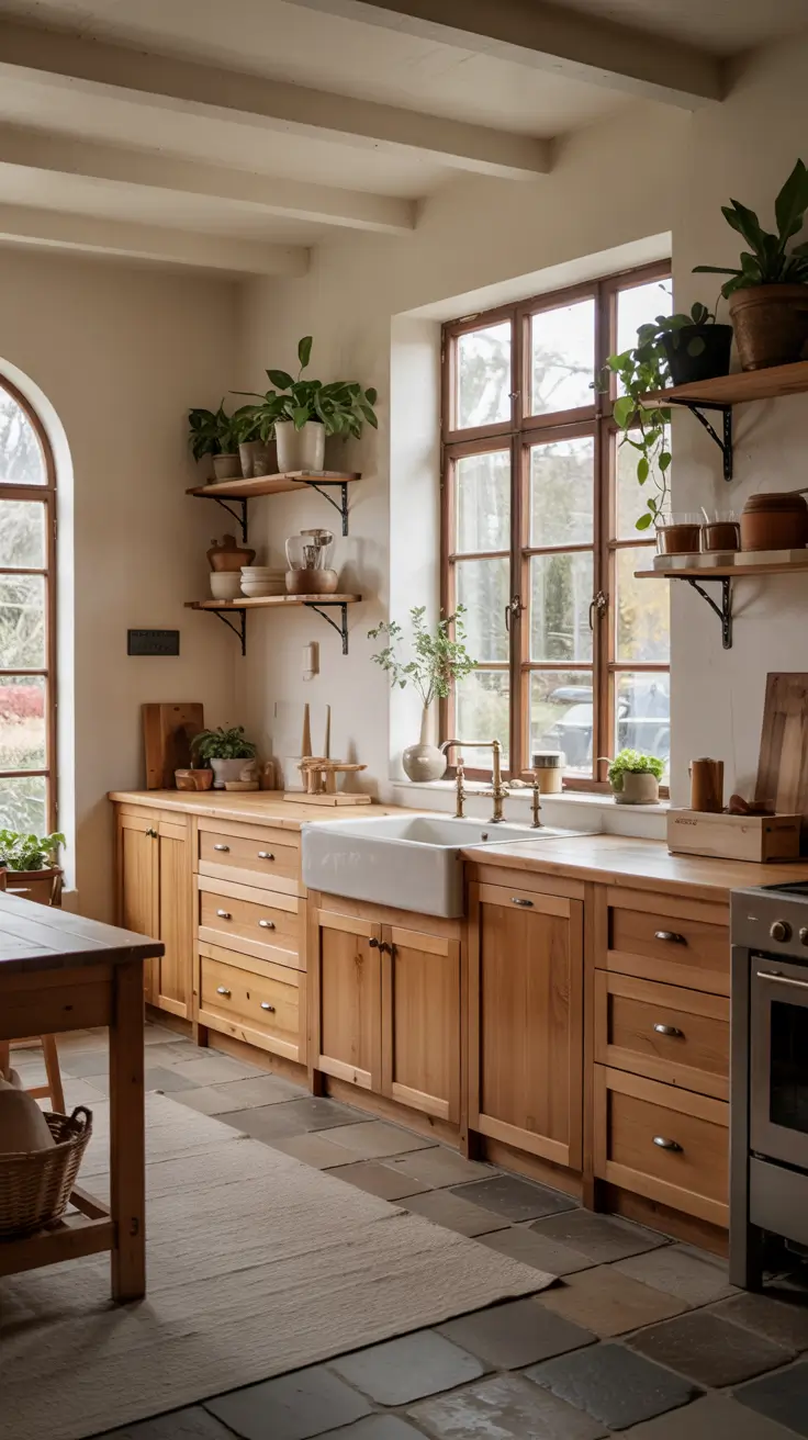 Stone Wall Kitchen Ideas 2026: Rustic, Farmhouse & Modern Textured Designs