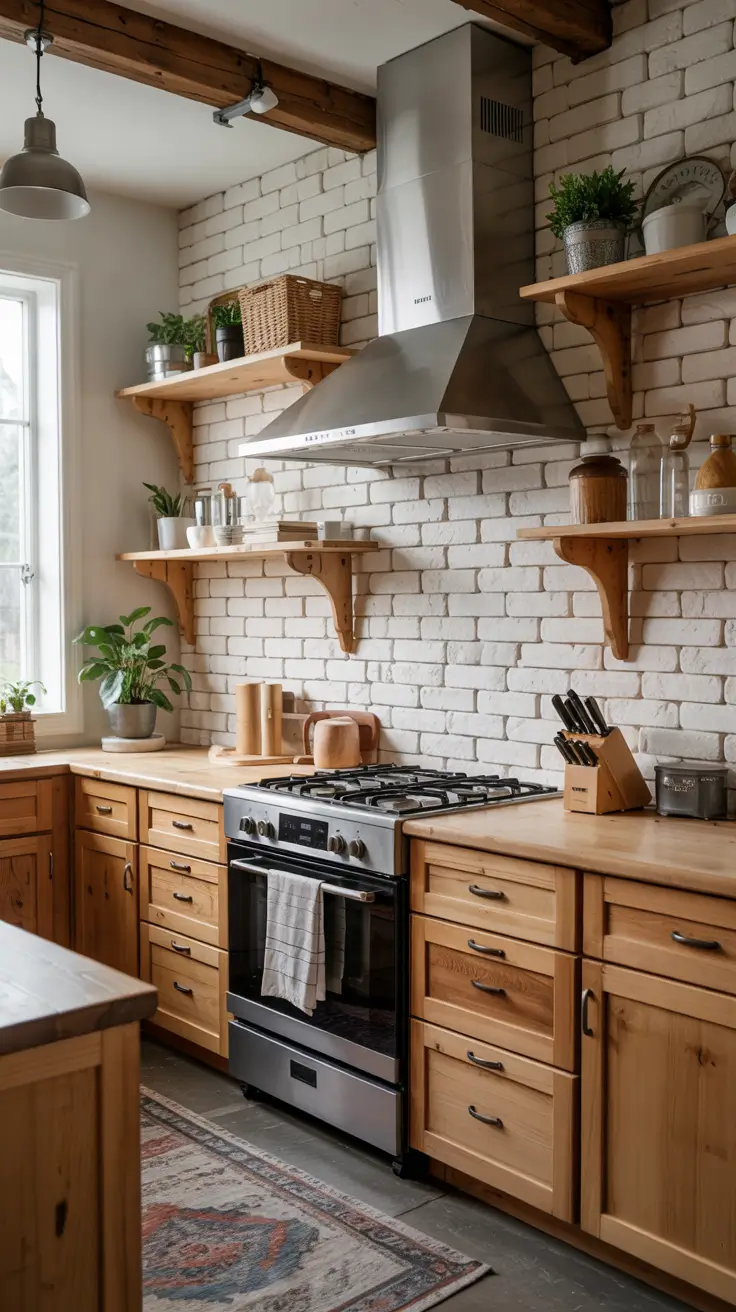 Stone Wall Kitchen Ideas 2026: Rustic, Farmhouse & Modern Textured Designs