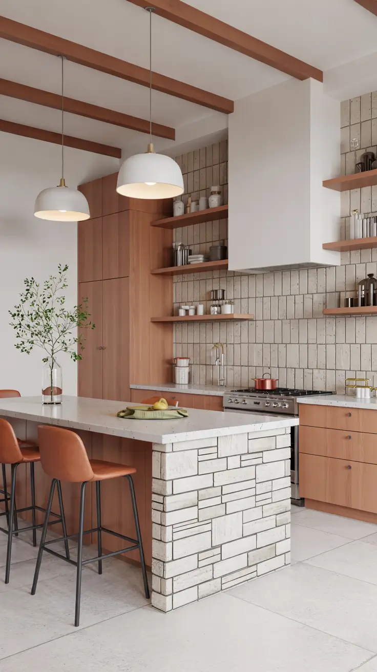 Stone Wall Kitchen Ideas 2026: Rustic, Farmhouse & Modern Textured Designs