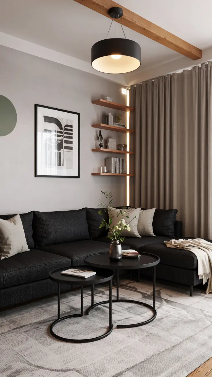 Black Sofa for Living Room 2026: Modern Design Ideas, Color Schemes and Cozy Decor Inspiration
