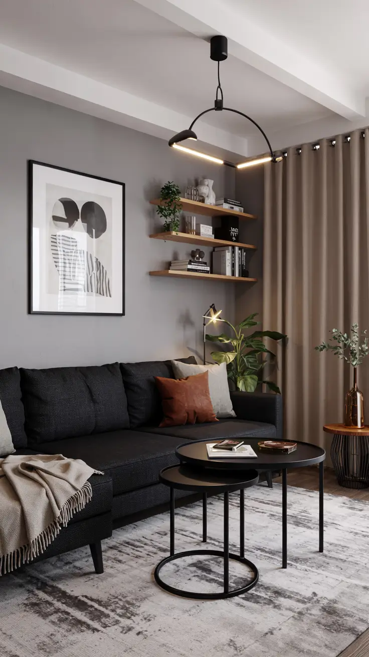 Black Sofa for Living Room 2026: Modern Design Ideas, Color Schemes and Cozy Decor Inspiration