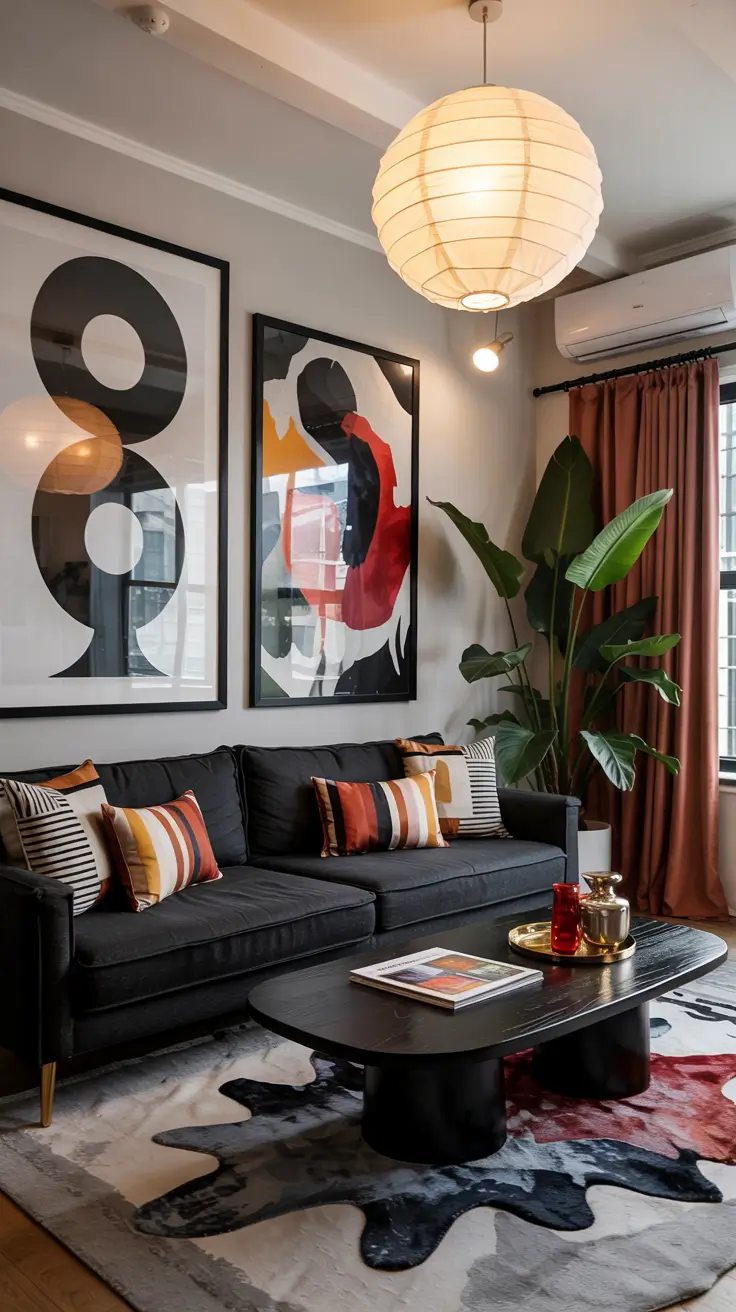 Black Sofa for Living Room 2026: Modern Design Ideas, Color Schemes and Cozy Decor Inspiration