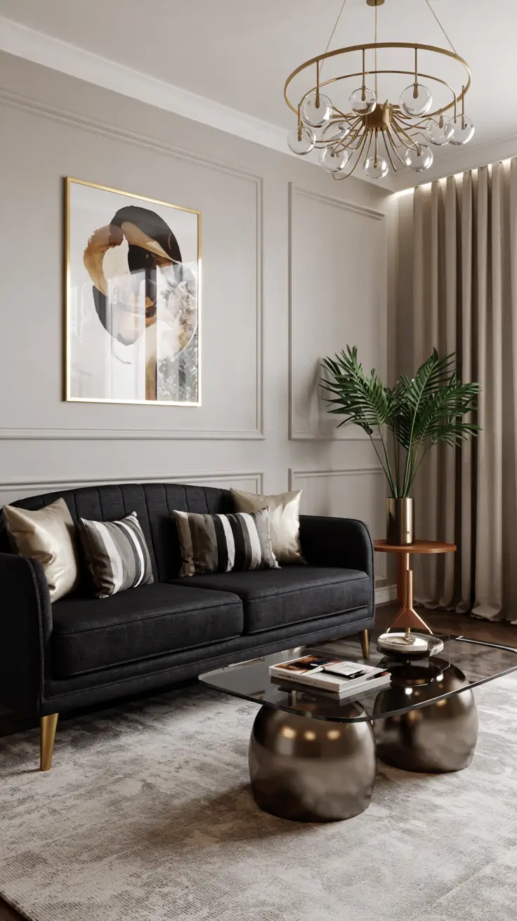 Black Sofa for Living Room 2026: Modern Design Ideas, Color Schemes and Cozy Decor Inspiration