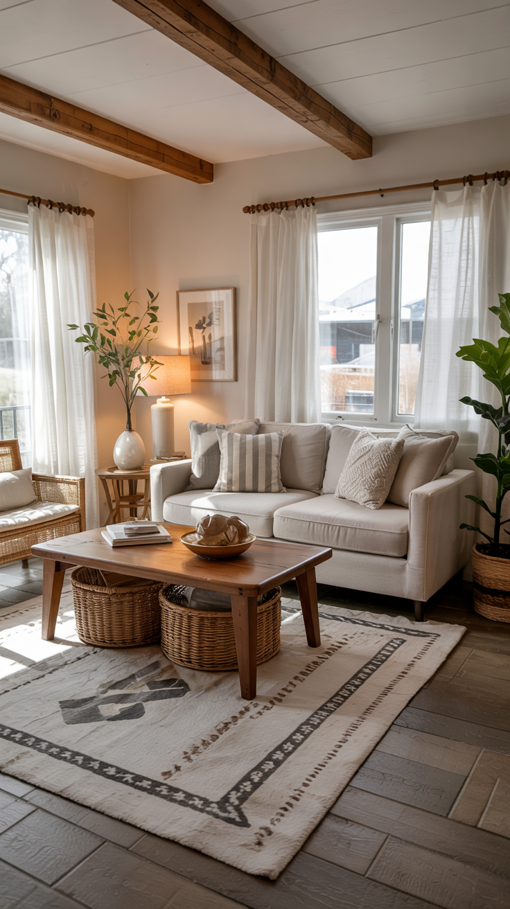 Farmhouse Living Room 2026: Modern, Cozy and Rustic Design Ideas