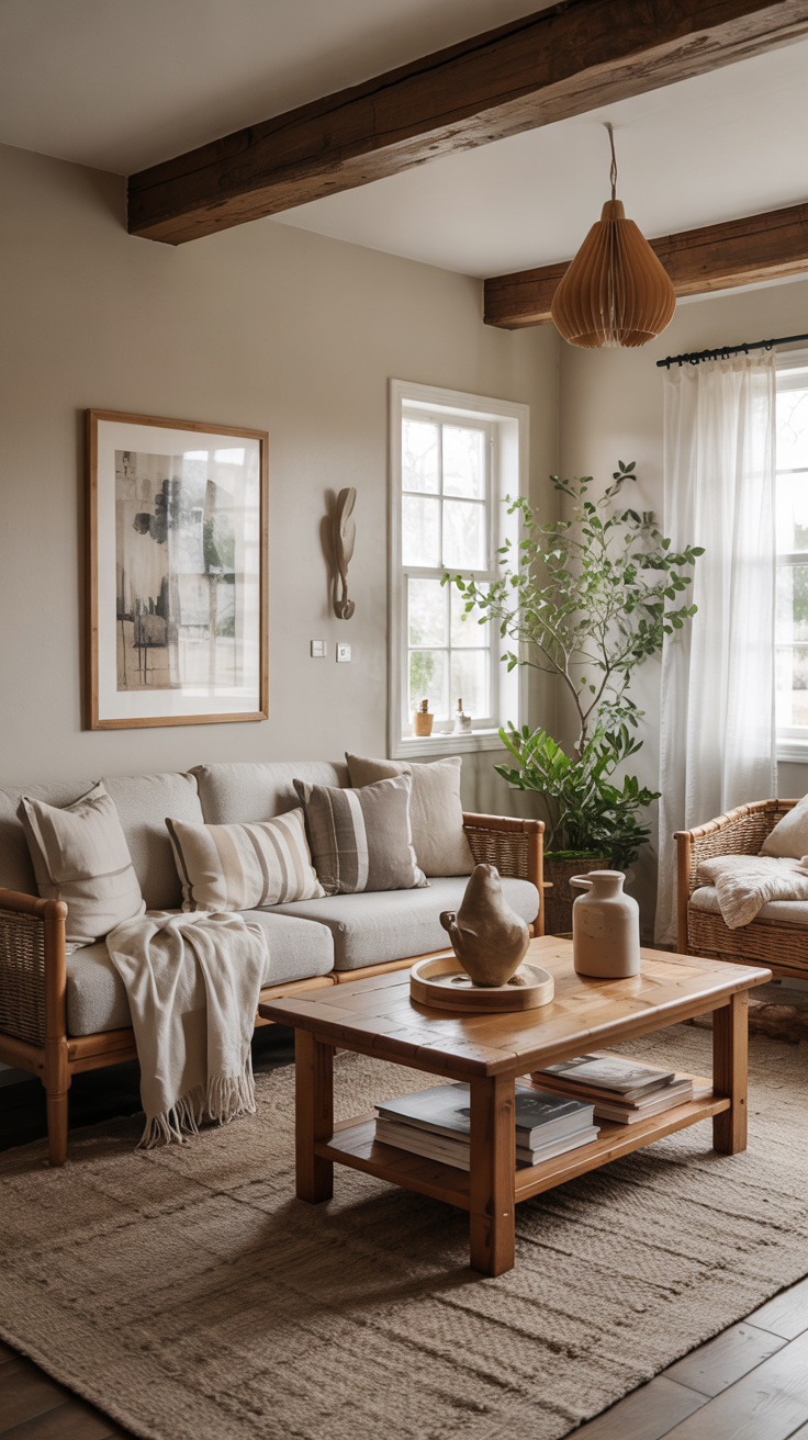 Farmhouse Living Room 2026: Modern, Cozy and Rustic Design Ideas