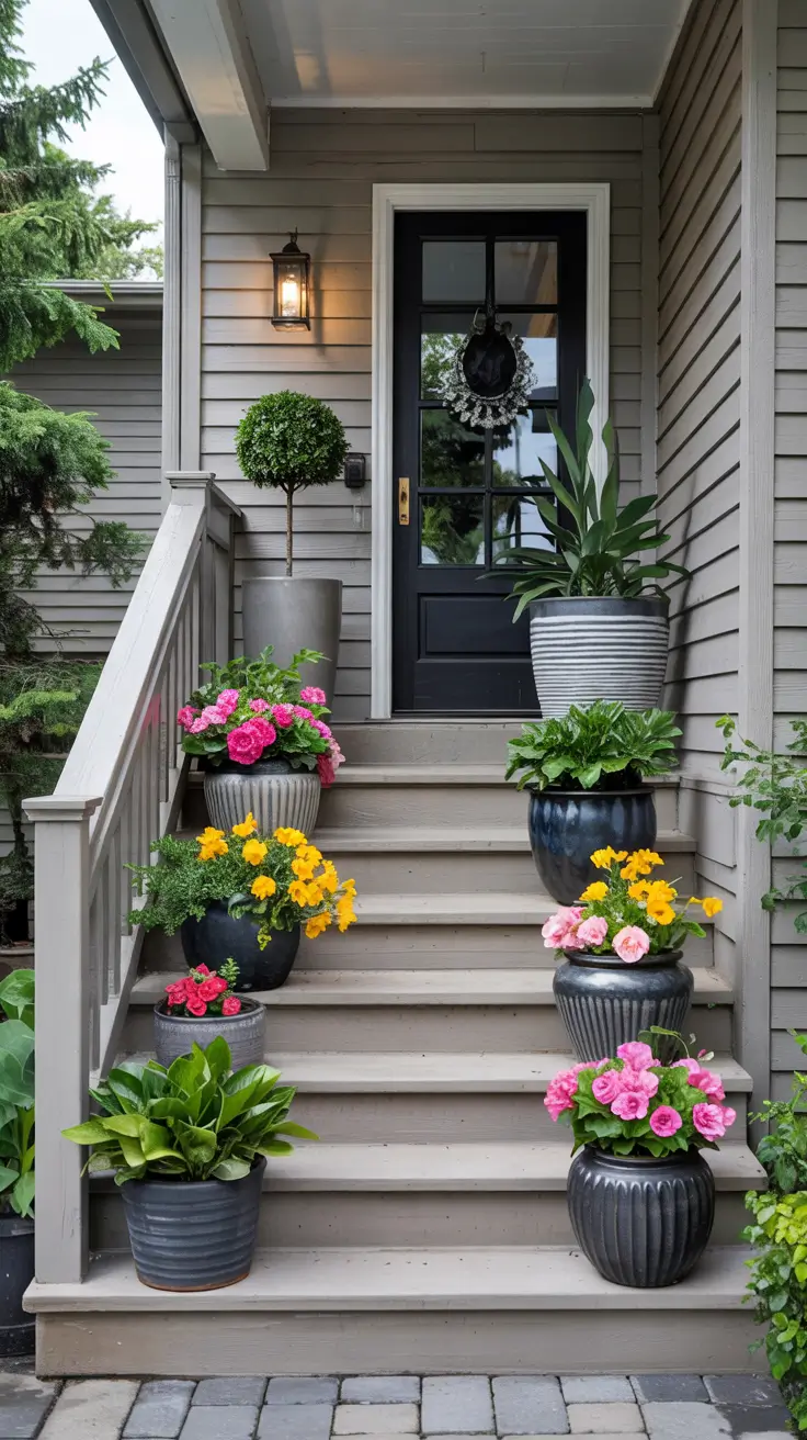 Front Porch Flower Pots 2026 - Stylish Entrance Ideas for Every Season