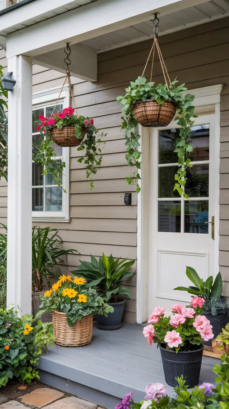 Front Porch Flower Pots 2026 - Stylish Entrance Ideas for Every Season
