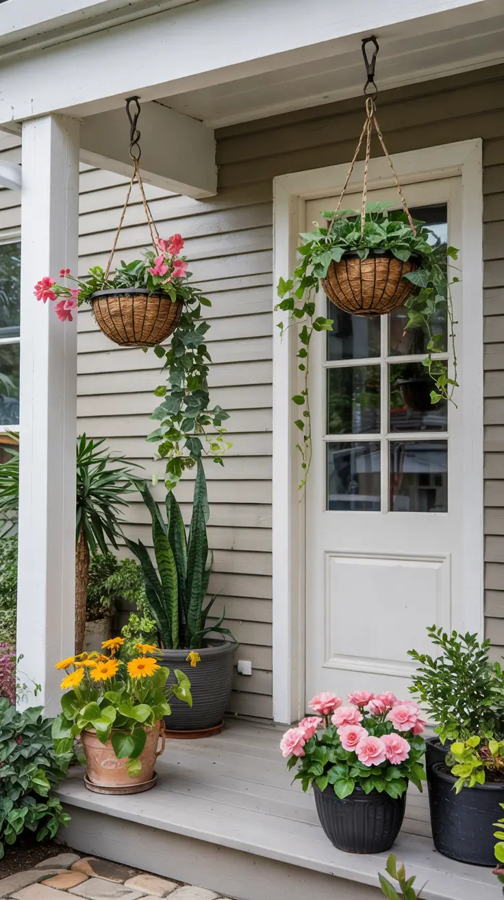 Front Porch Flower Pots 2026 - Stylish Entrance Ideas for Every Season