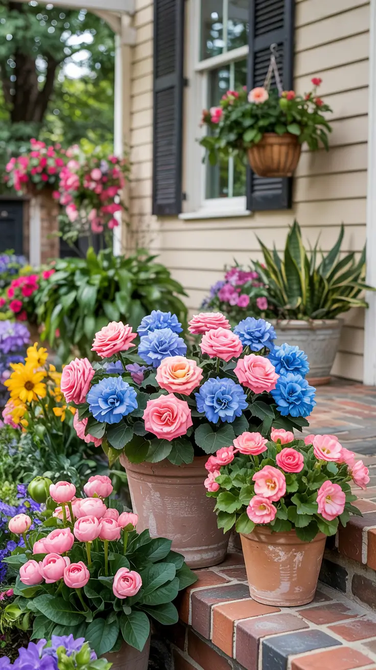 Front Porch Flower Pots 2026 - Stylish Entrance Ideas for Every Season