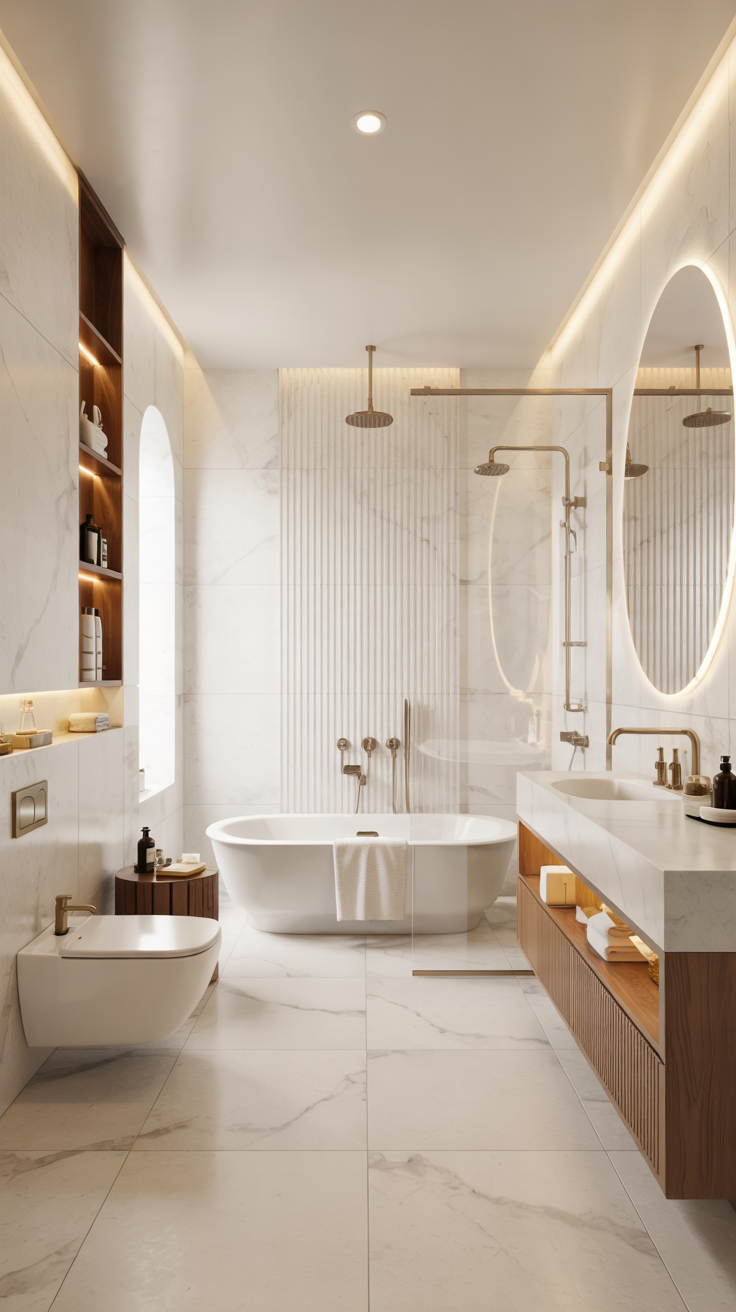Modern Bathroom Design 2026: Luxury, Minimalist & Latest Trend Ideas
