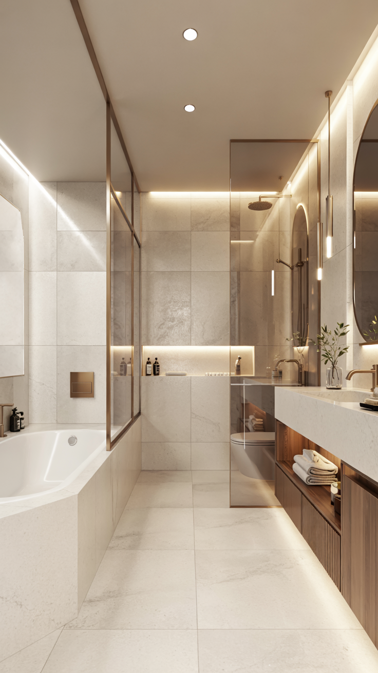 Modern Bathroom Design 2026: Luxury, Minimalist & Latest Trend Ideas