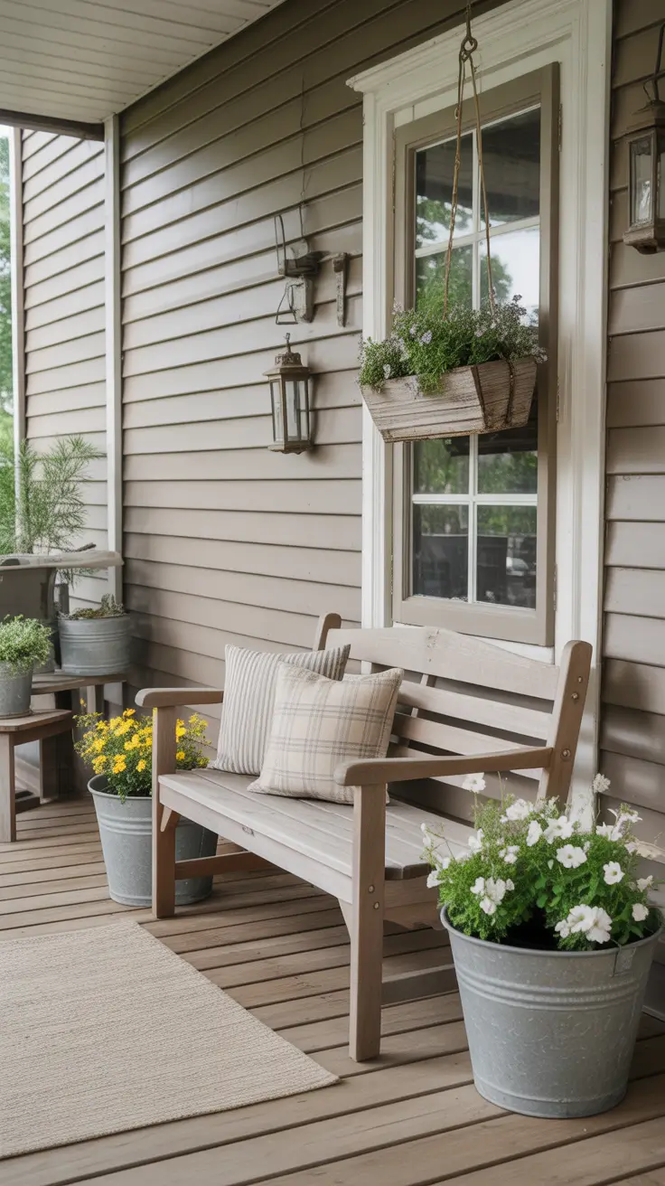 Summer Front Porch Decor Ideas 2026 - Stylish Outdoor Spaces with Rocking Chairs, Flower Pots and Farmhouse Charm