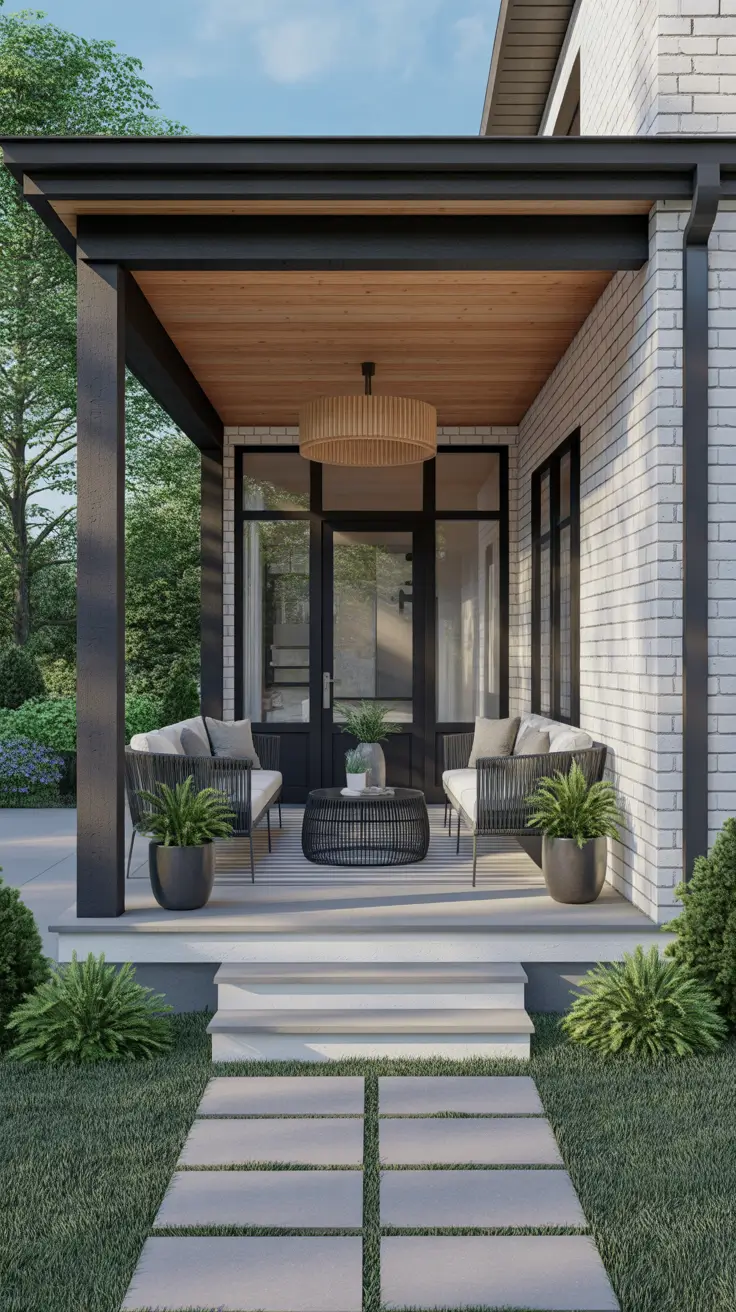 Summer Front Porch Decor Ideas 2026 - Stylish Outdoor Spaces with Rocking Chairs, Flower Pots and Farmhouse Charm