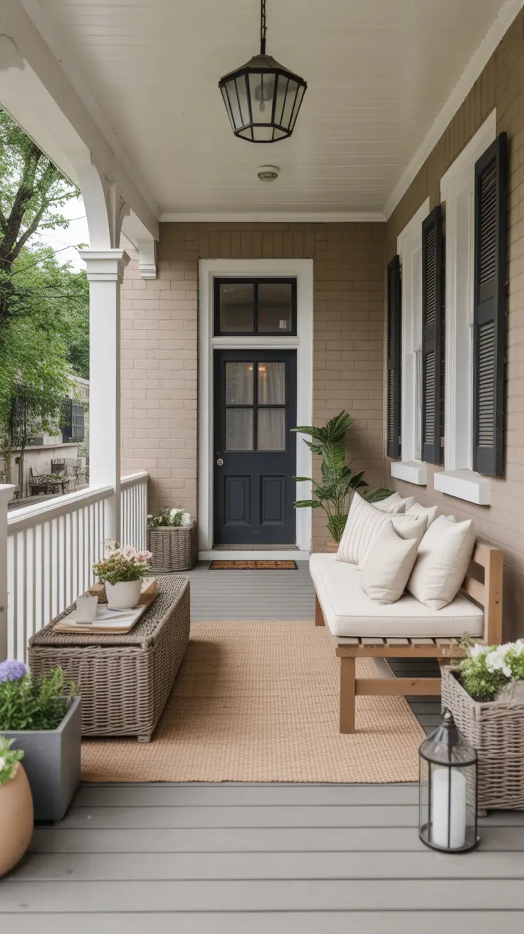 Summer Front Porch Decor Ideas 2026 - Stylish Outdoor Spaces with Rocking Chairs, Flower Pots and Farmhouse Charm