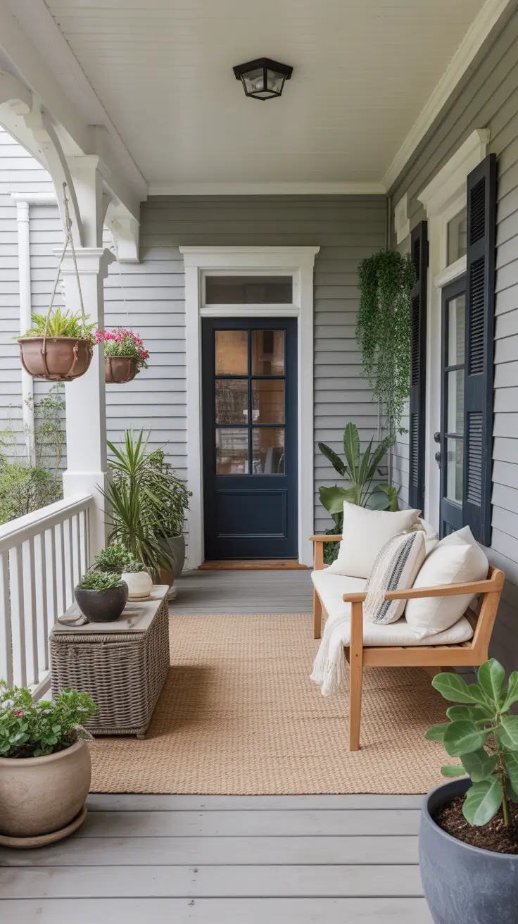 Summer Front Porch Decor Ideas 2026 - Stylish Outdoor Spaces with Rocking Chairs, Flower Pots and Farmhouse Charm