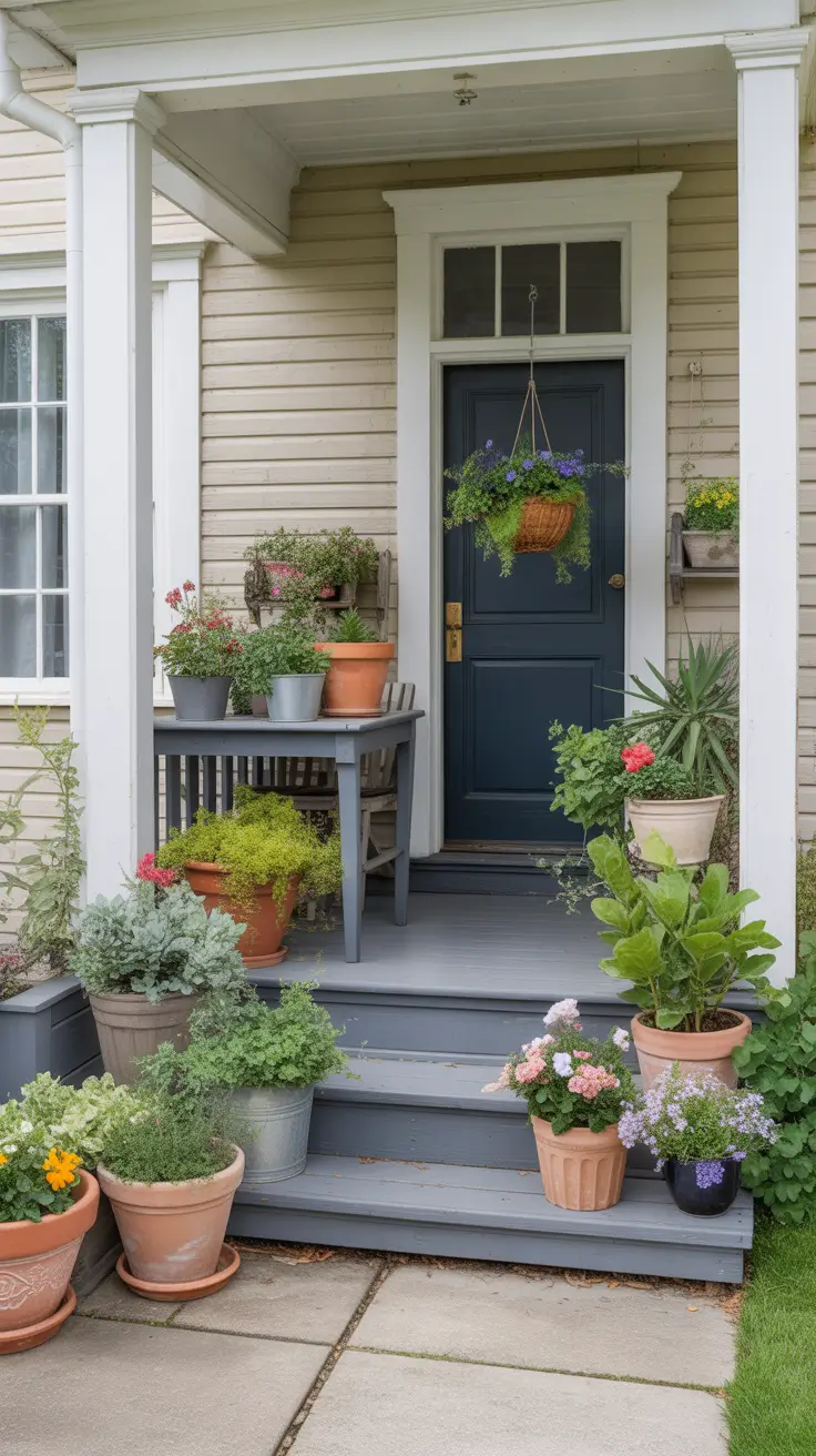 Summer Front Porch Decor Ideas 2026 - Stylish Outdoor Spaces with Rocking Chairs, Flower Pots and Farmhouse Charm