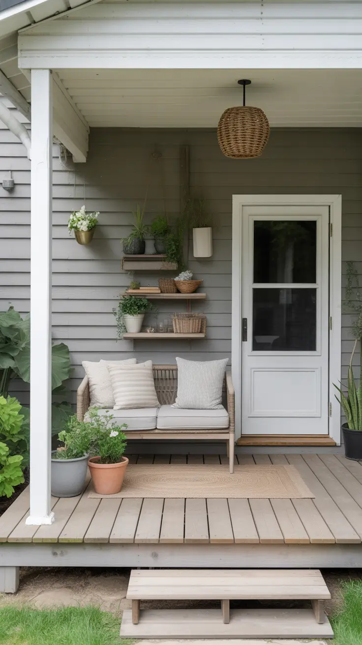 Summer Front Porch Decor Ideas 2026 - Stylish Outdoor Spaces with Rocking Chairs, Flower Pots and Farmhouse Charm