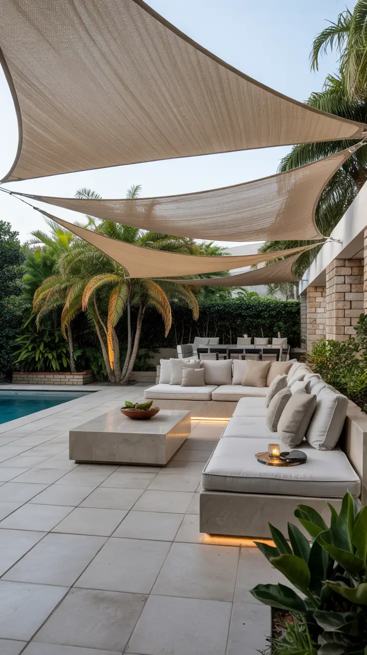 Sun Shade Sail Ideas Backyards 2026 - Stylish and Functional Outdoor Shade Designs