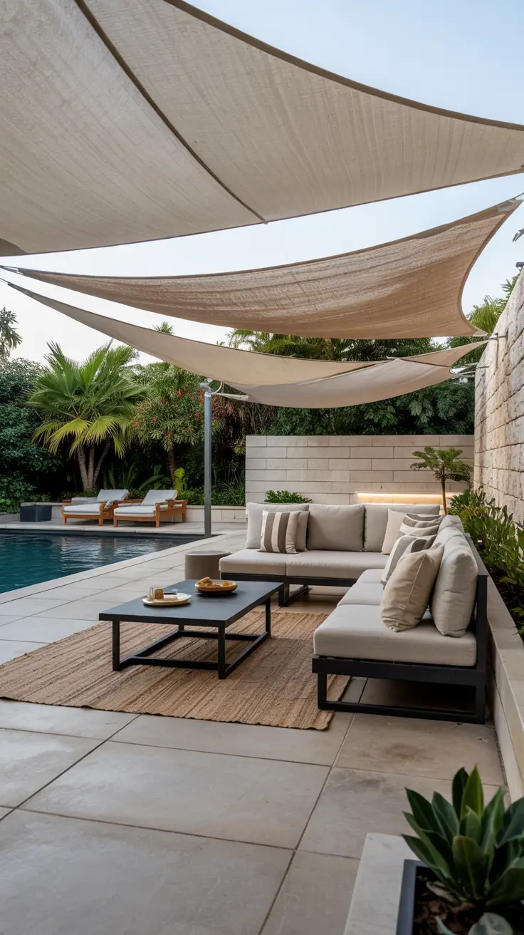 Sun Shade Sail Ideas Backyards 2026 - Stylish and Functional Outdoor Shade Designs