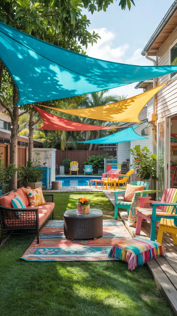 Sun Shade Sail Ideas Backyards 2026 - Stylish and Functional Outdoor Shade Designs