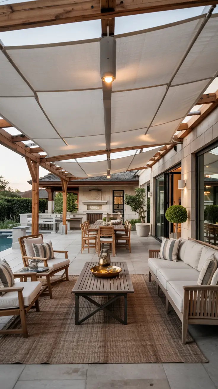 Sun Shade Sail Ideas Backyards 2026 - Stylish and Functional Outdoor Shade Designs