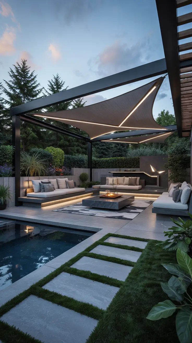 Sun Shade Sail Ideas Backyards 2026 - Stylish and Functional Outdoor Shade Designs